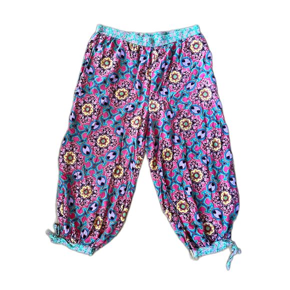 By Anthropologie Multicolor Joanie Boho Harem Bloomer Pants   Women's Size Large - Picture 5 of 7